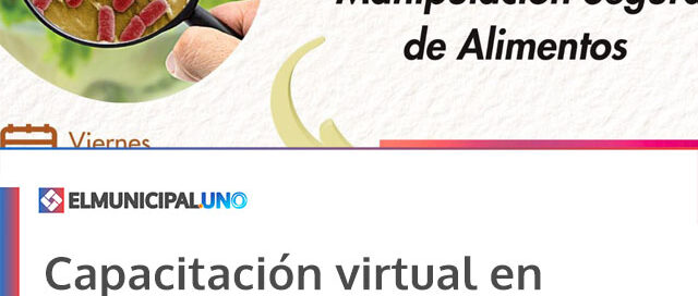 Capacitación virtual en manipulación segura de alimentos con certificación nacional