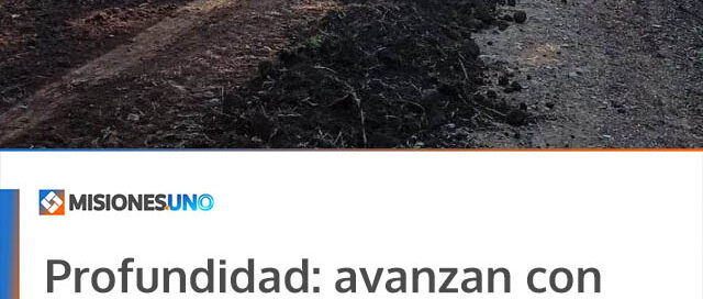 Profundidad: avanzan con trabajos de mantenimiento vial en la zona de Tacuaruzú